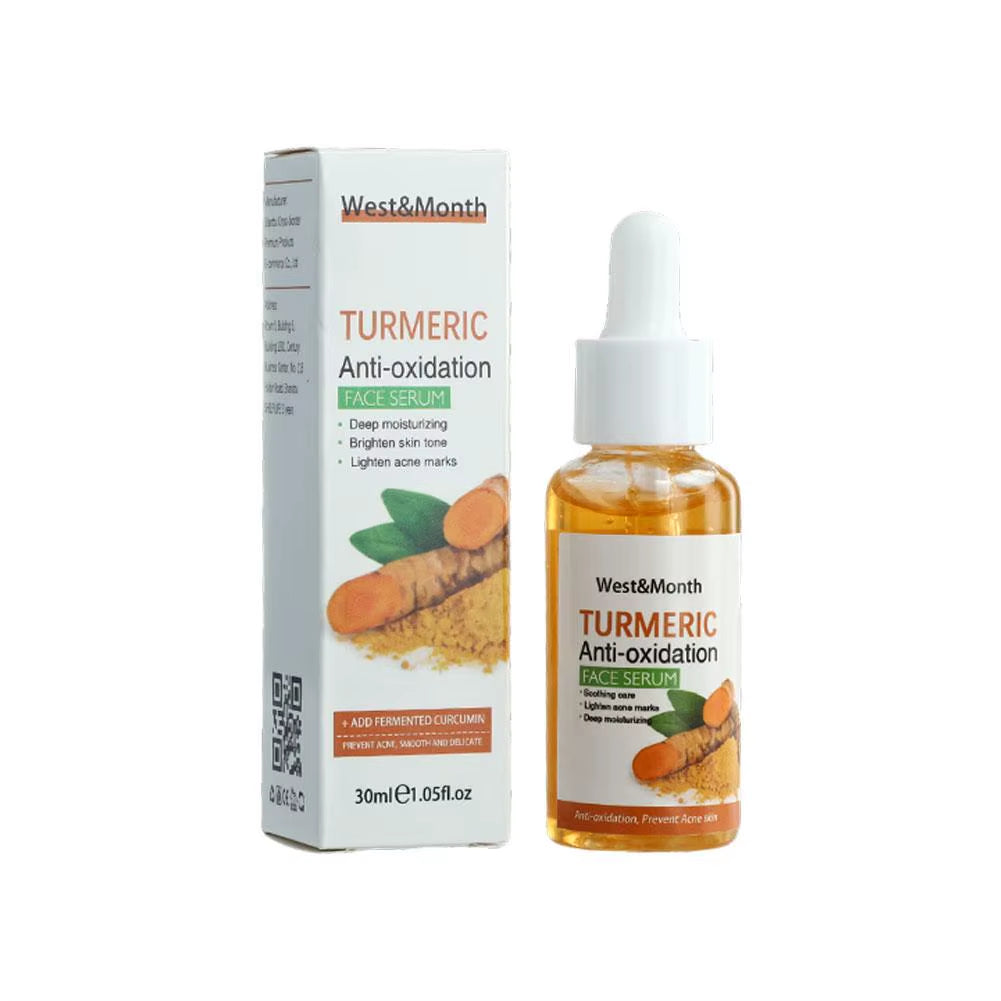 1/2/3Pcs Turmeric Face Serum Turmeric Anti-Oxidation Serum Turmeric Dark Spot Corrector Serum Facial Brighten White Turmeric Oil