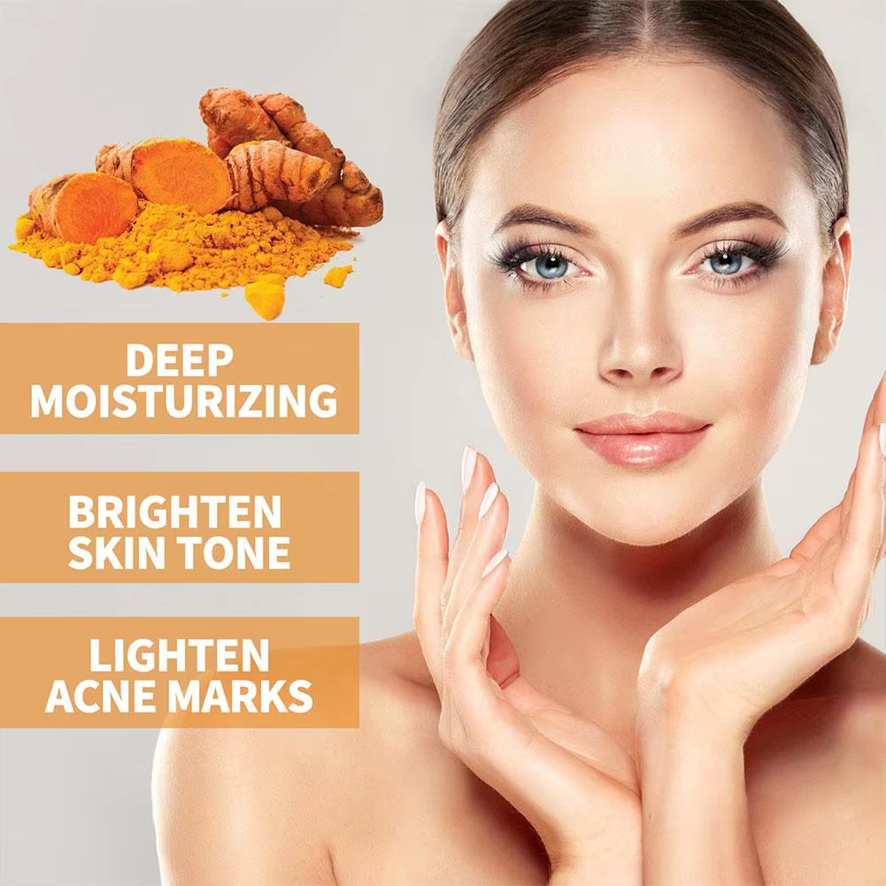 1/2/3Pcs Turmeric Face Serum Turmeric Anti-Oxidation Serum Turmeric Dark Spot Corrector Serum Facial Brighten White Turmeric Oil